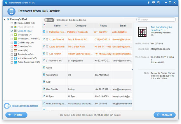 iPad Photos Recovery