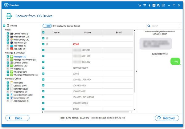 recover iphone audio messages directly