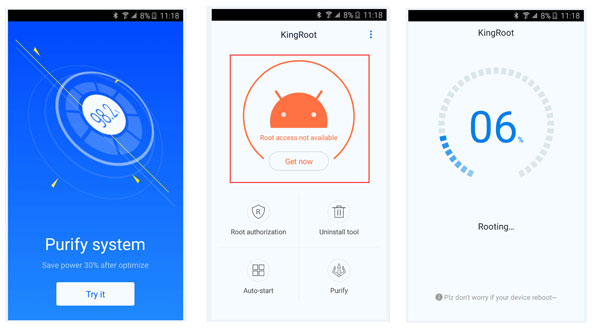 root android with kingo without pc